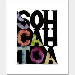 SOH CAH TOA Transparent Posters and Art